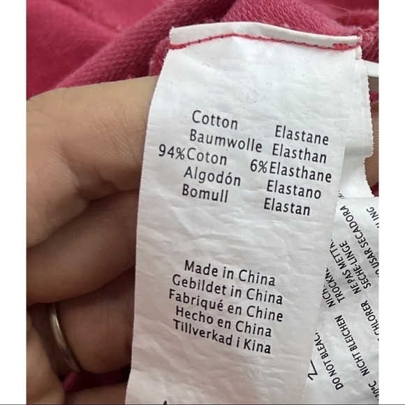 Yest Womens Sz 16 Red Ruched Ruffled Full Zip Jacket Tiered Grunge Marbled Chic - Picture 10 of 12